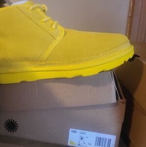 UGG Women's Bright Yellow Chukka Boots